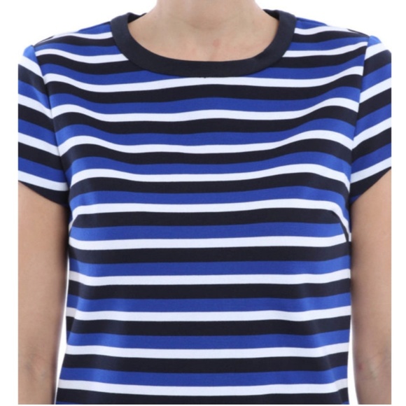 NWT Michael Kors Striped Dress with Flared Skirt - Picture 4 of 8